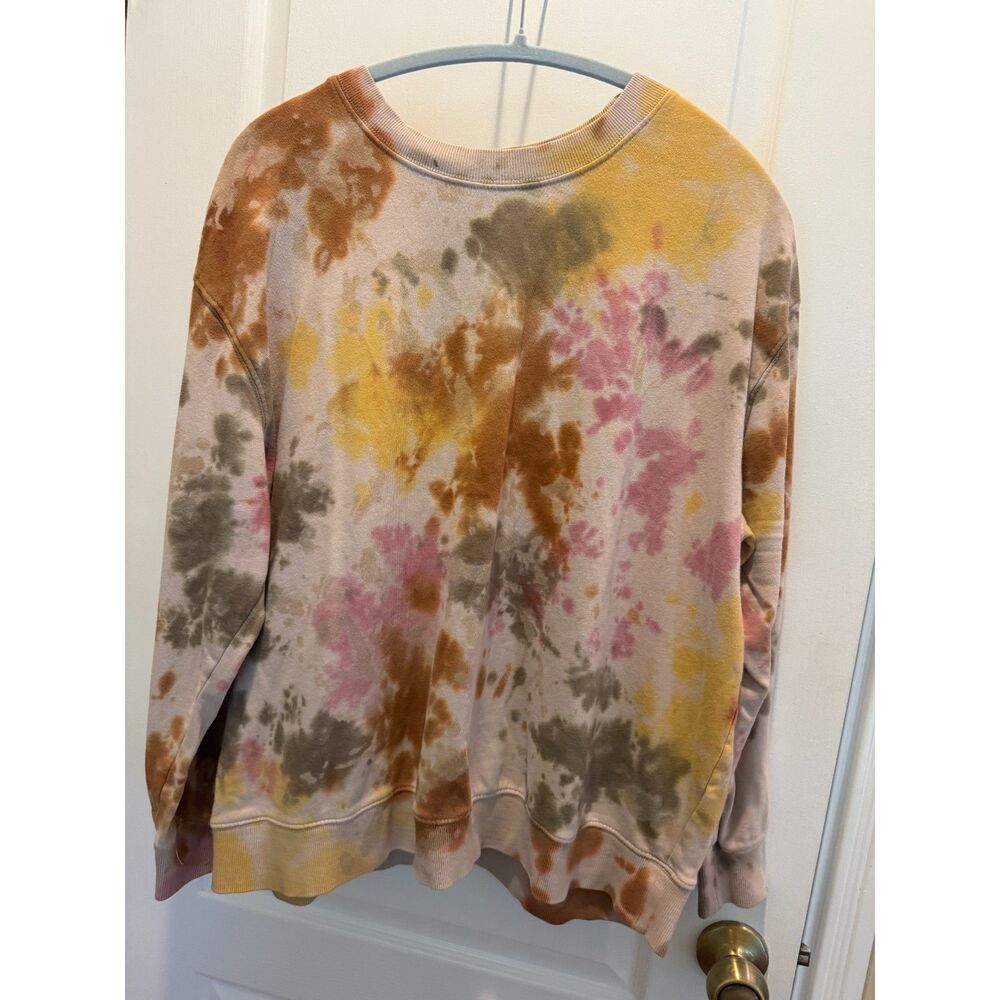 Wild Fable Earthy Multicolor Tie-Dye Crewneck Sweatshirt - Size Medium